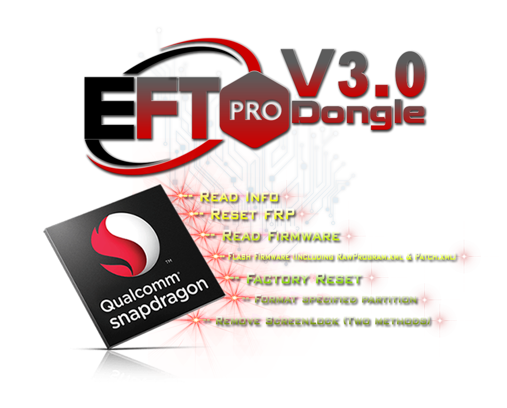 EFT Pro Dongle Update V3.0 is released with the QCOM Section